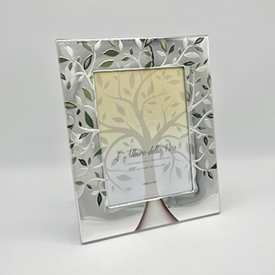 Cornici in argento: Cornice Argento con Albero della vita Colorato 13x18 - 3445 -